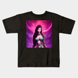 Alysia the Celestial - Fantasy Girl Kids T-Shirt